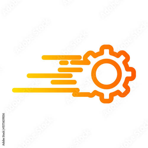 quick response gradient icon