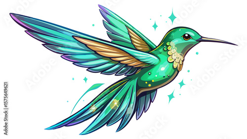 Hummingbird – Tiny and swift, the Hummingbird hovers midair, shimmering emerald feathers and translucent wings frozen in motion. From a close view, it sparkles like a flying jewel in sunlight.