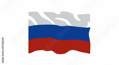 Fragment of Russian flag with white background Free Download Fragment of Russian flag with white background - GFXLoad