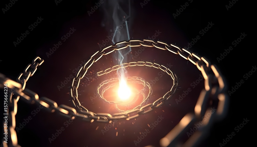 custom made wallpaper toronto digitalTransforming chains into light a mystical spiral journey in digital art