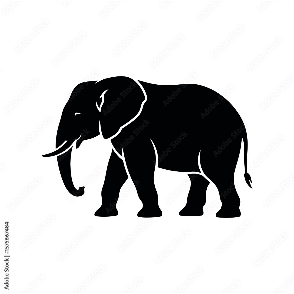 elephant silhouette vector elephant silhouette vector