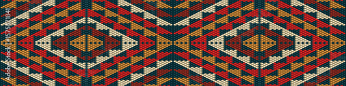   Pattern, ornament,  tracery, mosaic ethnic, folk, national, geometric  for fabric, interior, ceramic, furniture in the Latin American style.
