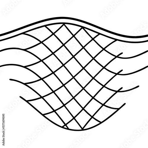 Skin with lifting grid pattern showcases aesthetic procedure for rejuvenation of the face. Skin with lifting grid pattern illustrates facelift surgery,