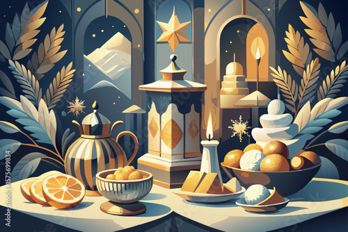 still life with tea