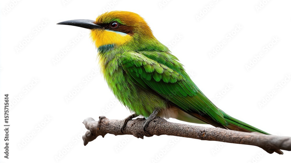 Fototapeta premium Colorful bird on branch