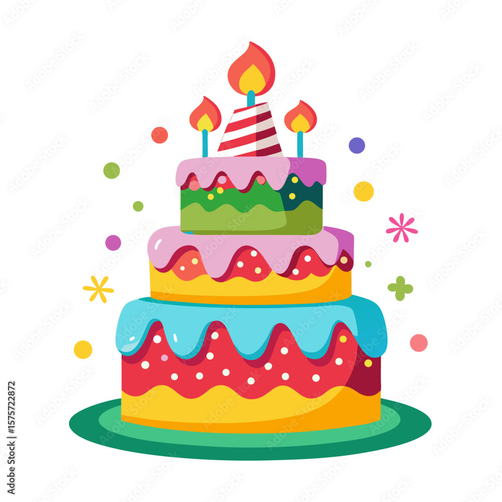 birthday cake with candles birthday cake with candles