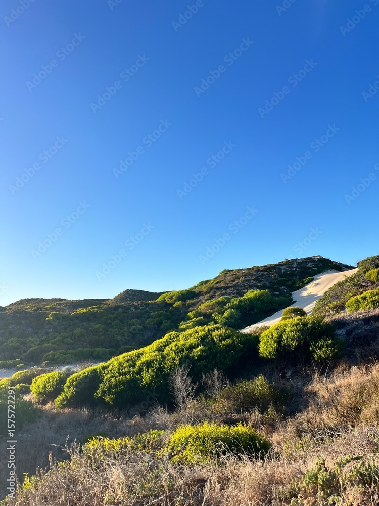 Fototapeta premium mountain landscape with blue sky
