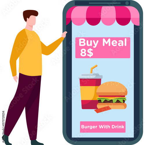 Find your favorites wages for meal Illustration 