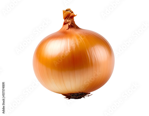 Wallpaper Mural Single yellow onion isolated on black Torontodigital.ca