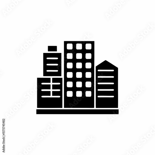 creative details Outline Urban Sprawl Icon vector illustration