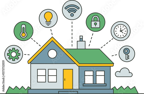 Smart home automation system technology iot house control devices internet of things connected living