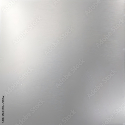 Brushed silver metal background with an abstract diagonal line texture, ai