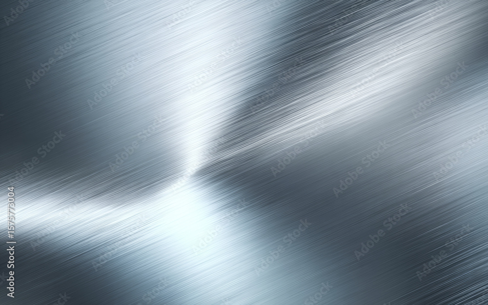 Fototapeta premium Brushed Metal Texture Background – Realistic Industrial Surface