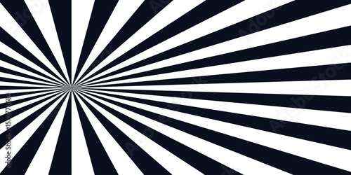 Abstract dynamic vibrant background with bright teal and white spiral rays. Sunburst pinwheel design. Spiraling motion effect, creating a hypnotic and energetic visual similar to a psychedelic.