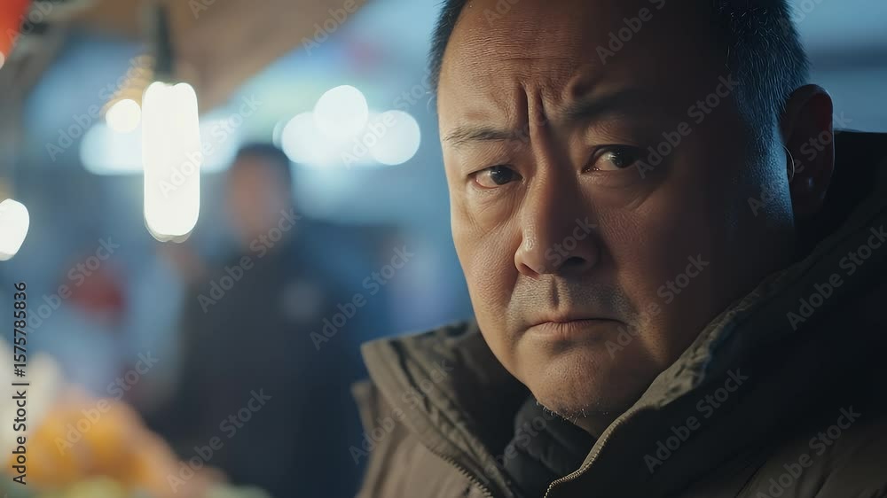 The Man's Eyes Reveal Determination The Man's Eyes Reveal Determination