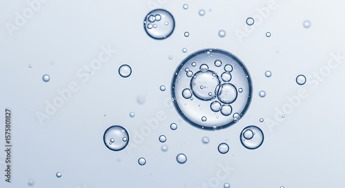 Microscopic Bubbles: Abstract Science of Fluid Dynamics