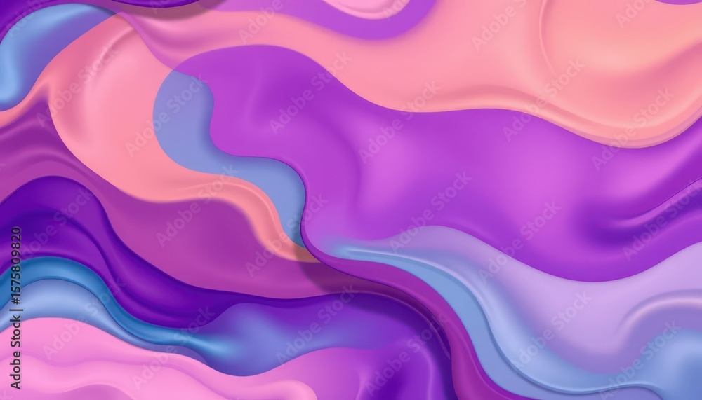 Obraz premium Abstract swirling pastel colors (5)