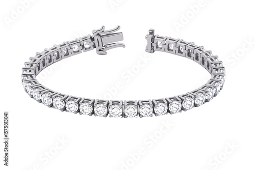 Sparkling Diamond Tennis Bracelet