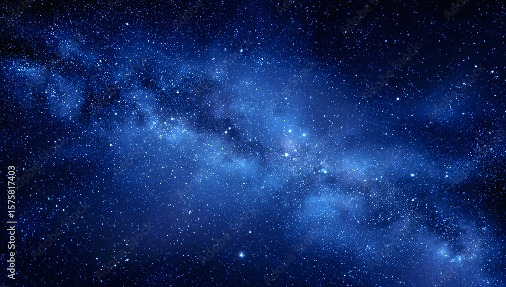 Fototapeta premium A Breathtaking View of the Cosmic Night Sky