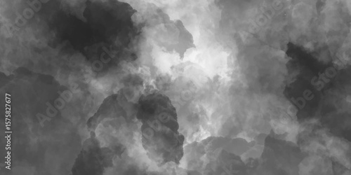 Clouds background cumulonimbus cloud formations before the storm. grey sky with dark black and white clouds with background texture. gray storm clouds illustration. Abstract Background with copy-space