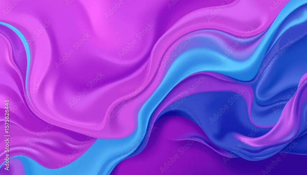 Fototapeta premium Abstract swirling purple and blue pattern (4)