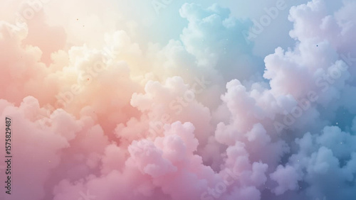 Pastel Rainbow Abstract Background – Soft Gradient with Fog-Like Texture