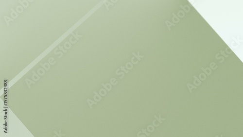 Abstract Green and White Geometric Background, Minimalist Design, Modern Texture