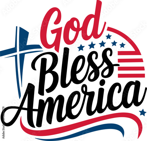 God Bless America Svg