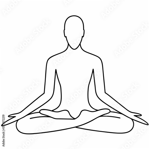 Person meditating in lotus pose meditation yoga