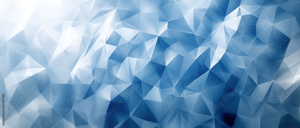 Abstract Geometric Pattern with Blue and White Triangles Abstract Geometric Pattern with Blue and White Triangles