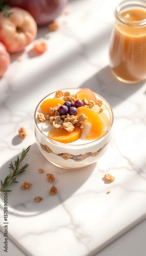 Fruit and Yogurt Parfait with Granola Fruit and Yogurt Parfait with Granola