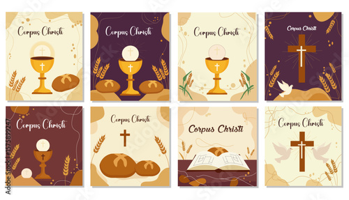 Corpus Christi Illustration Set