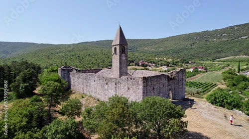 Hrastovlje, Slovenia - Holy Trinity Church historical catholic church
