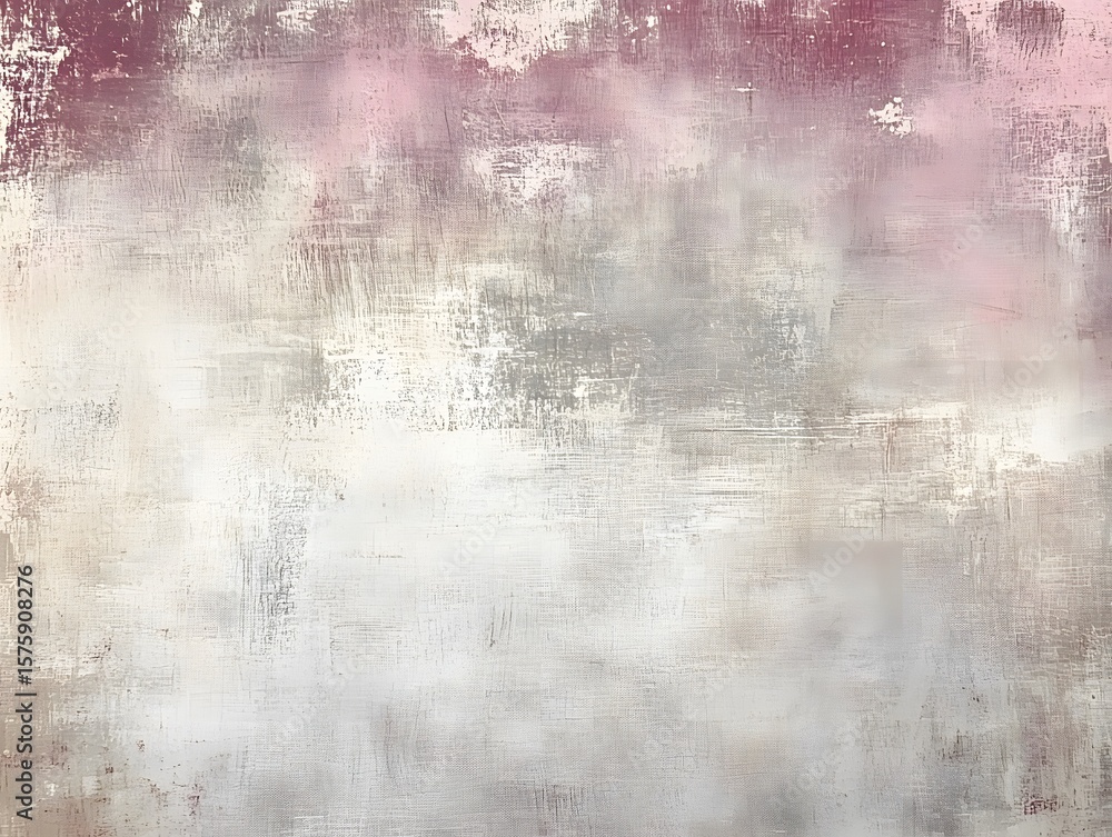 Obraz premium Abstract Beige Pink Grey Texture Background, Grunge Wall, Painted Canvas, Distressed Overlay
