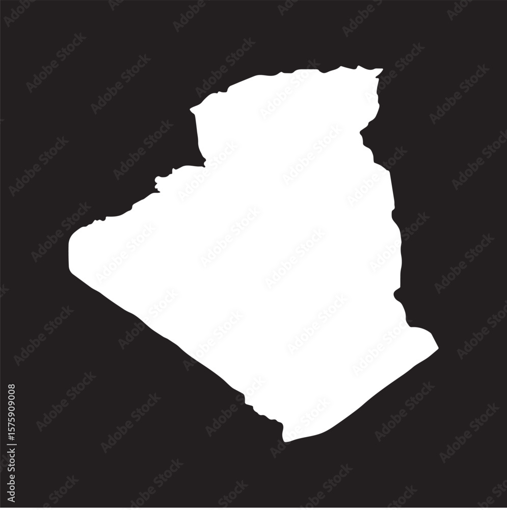 Algeria map icon Algeria map icon