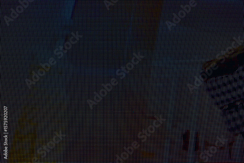 Obraz na plátně Screen Glitches - Digital and Analogue Television or Monitor Interference