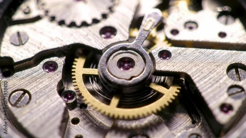 Wallpaper Mural Detailed, macro shot of a watch movement Torontodigital.ca