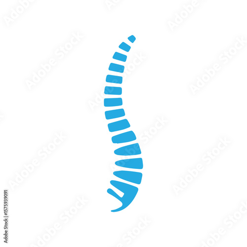 Spine logo vector illustration template design