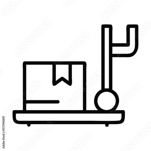 Material handler icon vector image can be used for