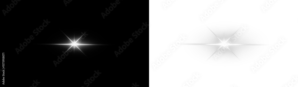 Beautiful space star with glowing png spotlight and beam. Beautiful space star with glowing png spotlight and beam.