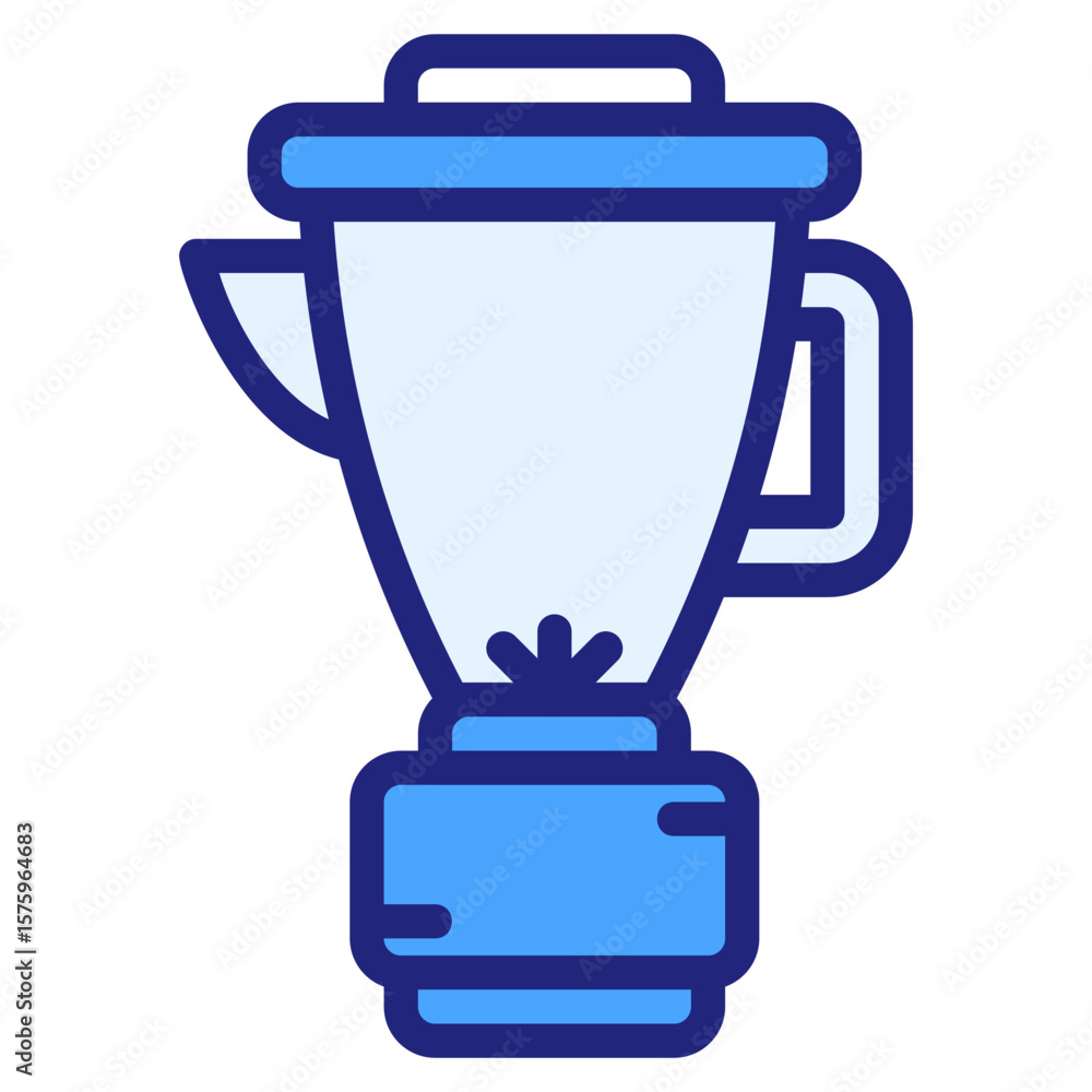 Obraz premium blender blue style icon