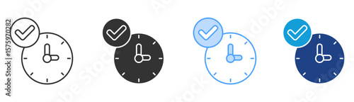 Availability Icon Set Multiple Style Collection