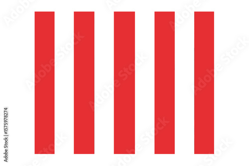 Red white vertical stripes pattern. Seamless background texture. Classic retro vintage graphic. USA American flag concept. Candy cane Christmas holiday. Barbershop pole. Vector.