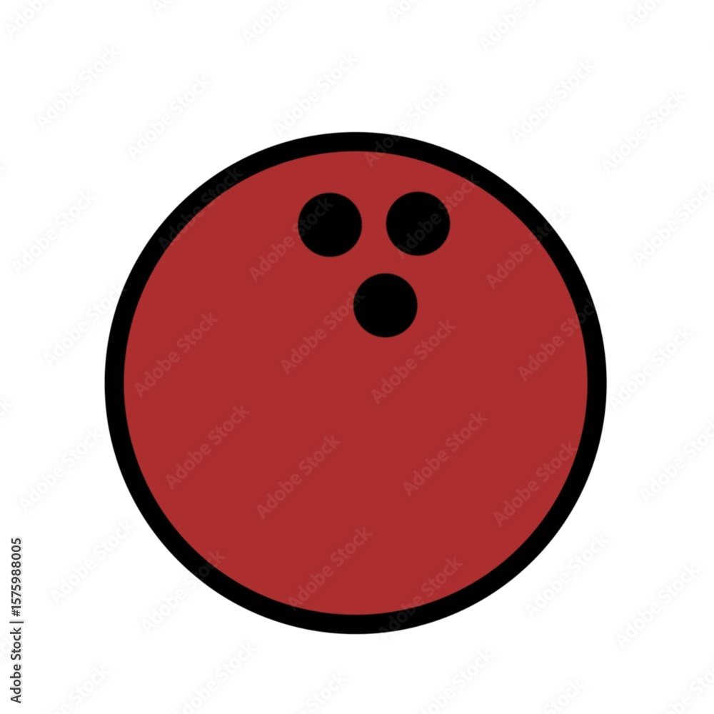 Fototapeta premium red button with smiley face