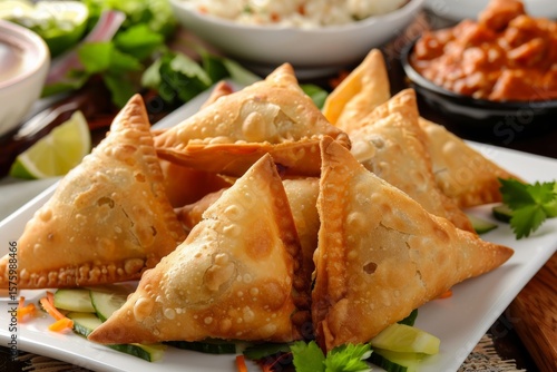 indian chicken samosa