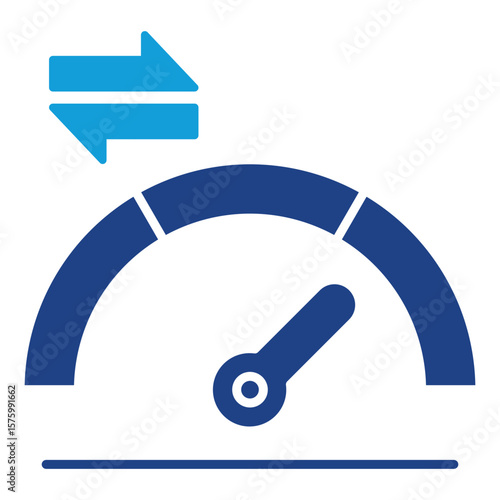 Bandwidth Dual Tone Icon Element For Design