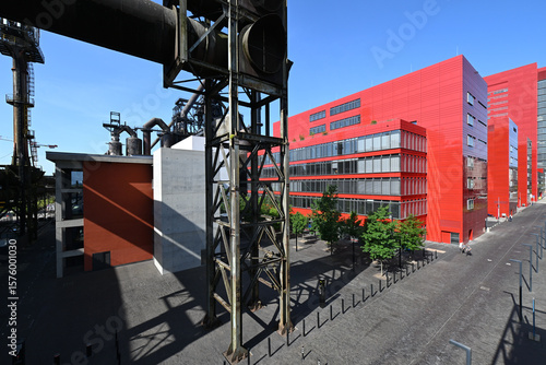 Europe Grand duché de Luxembourg Esch sur Alzette Belval université Belvaux ancien laminoir industrie