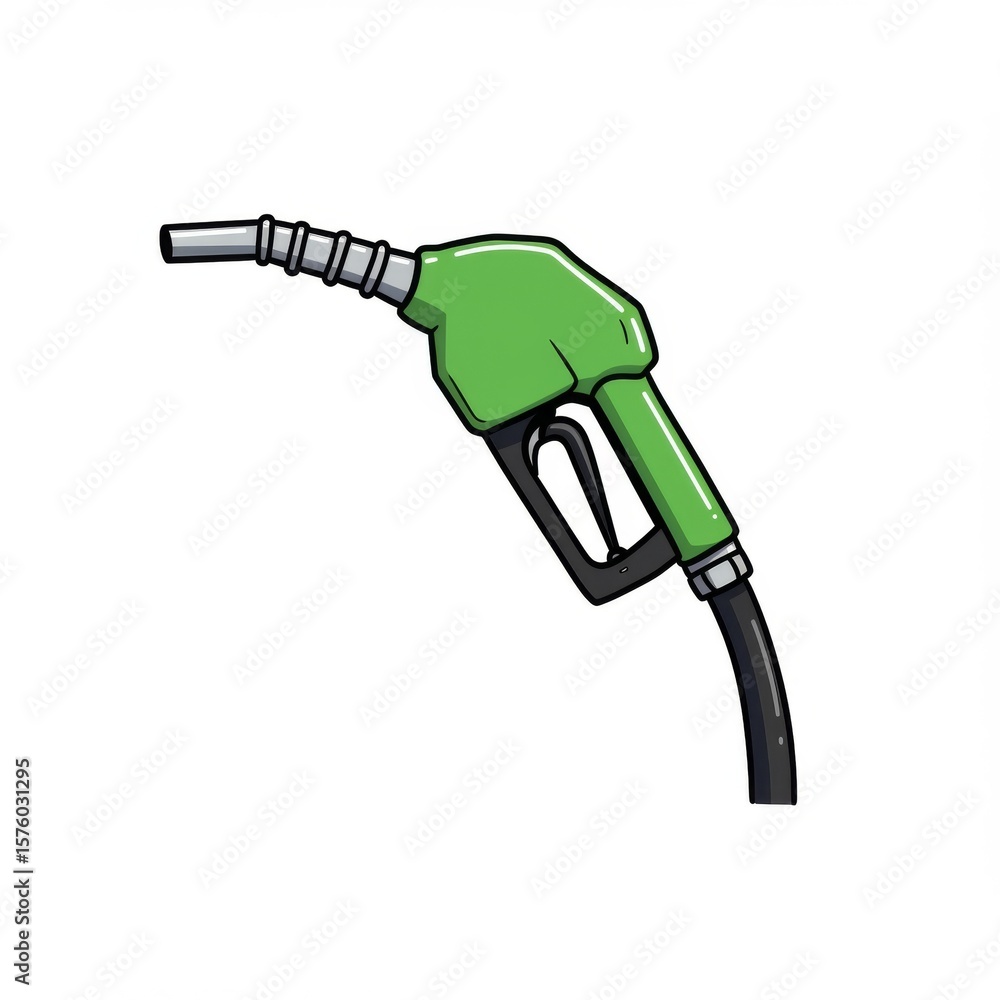 Green Pixel Art Gas Pump Illustration Green Pixel Art Gas Pump Illustration