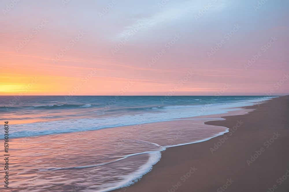 Obraz premium sunset on the beach