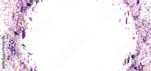 Photography Festive sparkly background with purple and pink stars